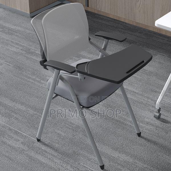 Office Chairs:Office Modern Folding Chair With Desk Attached - thumbnail 4