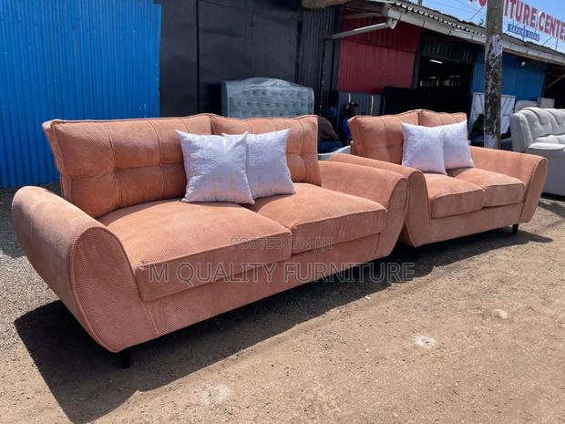 5 Seater Brown Butterfly Couch