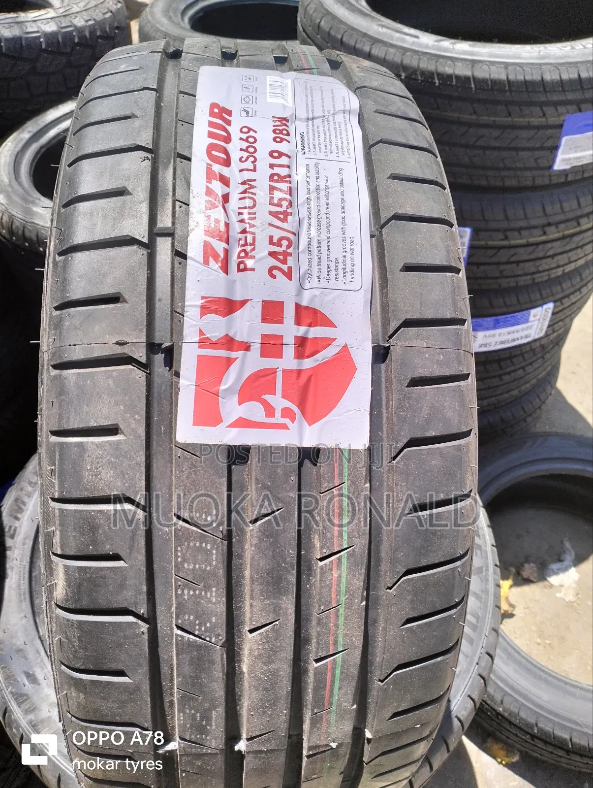 245/45r19 Zextour Tyre