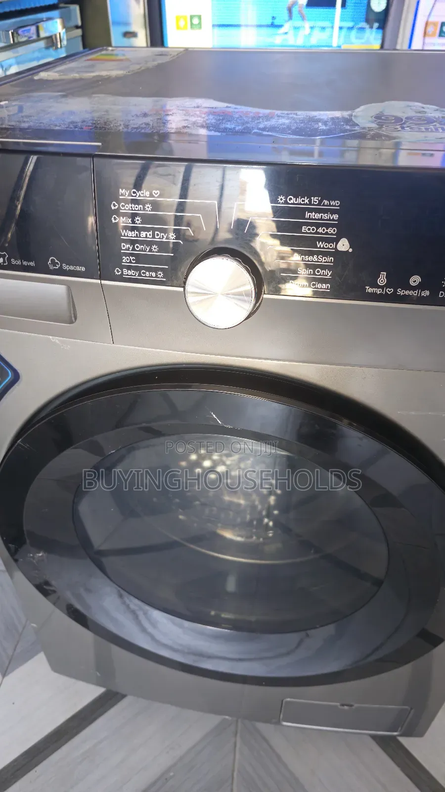 Mika Front Load 10kg/7kg(Wash Dry) Washing Machine