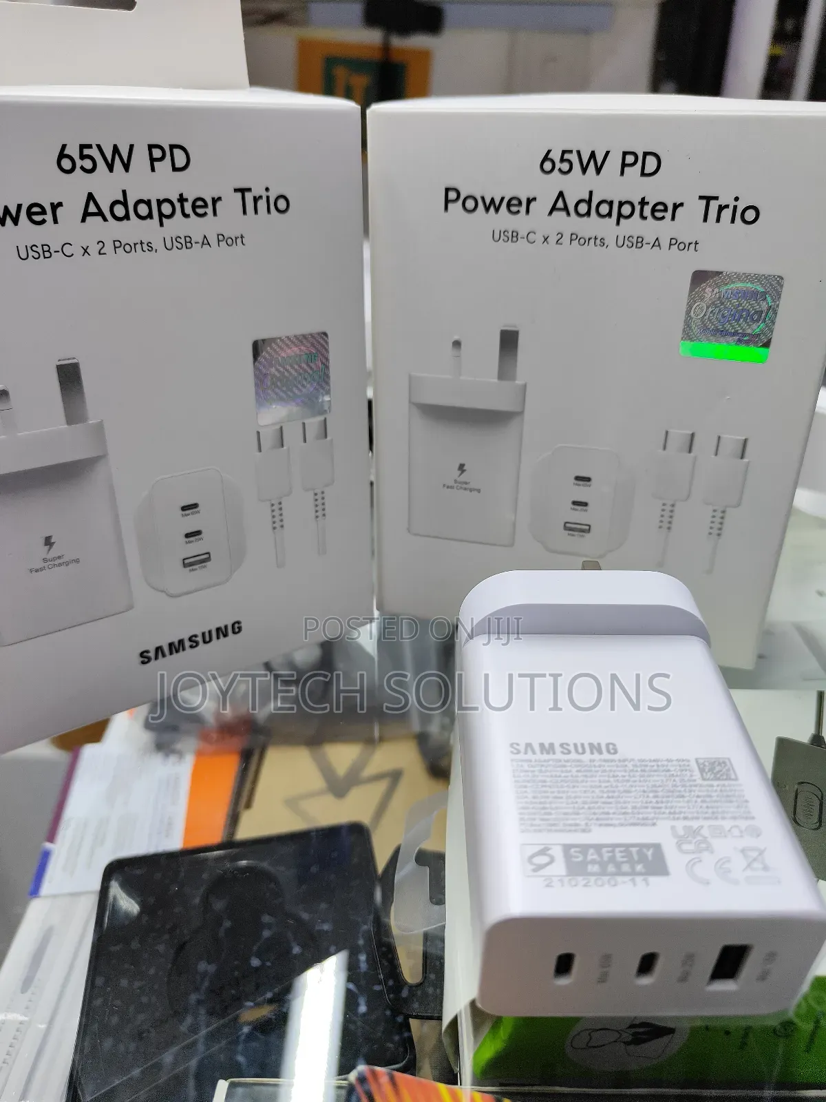 65w Power Adapter Trio.