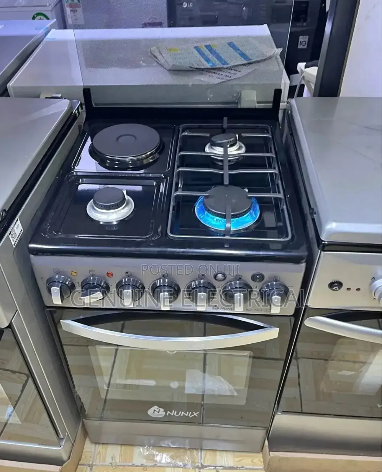 Standing Cooker 50*55 Nunix 3+1hotplate!!