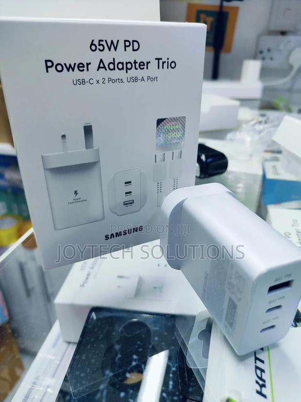 Phone Charger ( 65 Watts) Samsung Power Adapter Trio. - thumbnail 2