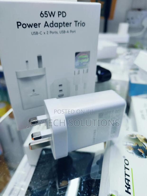 Phone Charger ( 65 Watts) Samsung Power Adapter Trio. - thumbnail 3