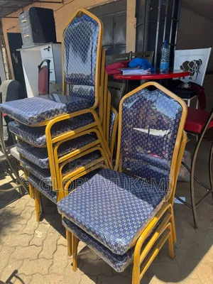 Blue Gold Conference Hall Chairs
