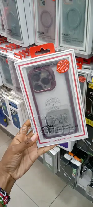 Iface Luxury Case for iPhone 15 Pro Max With Camera Stand