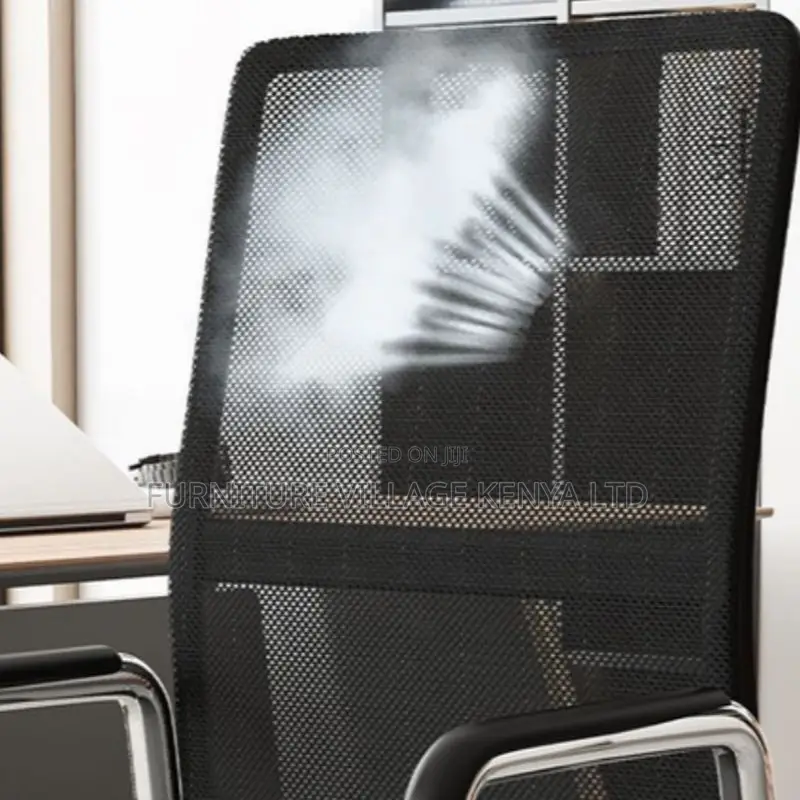 Mesh Office Chair; Conference Style Seating With Armrest