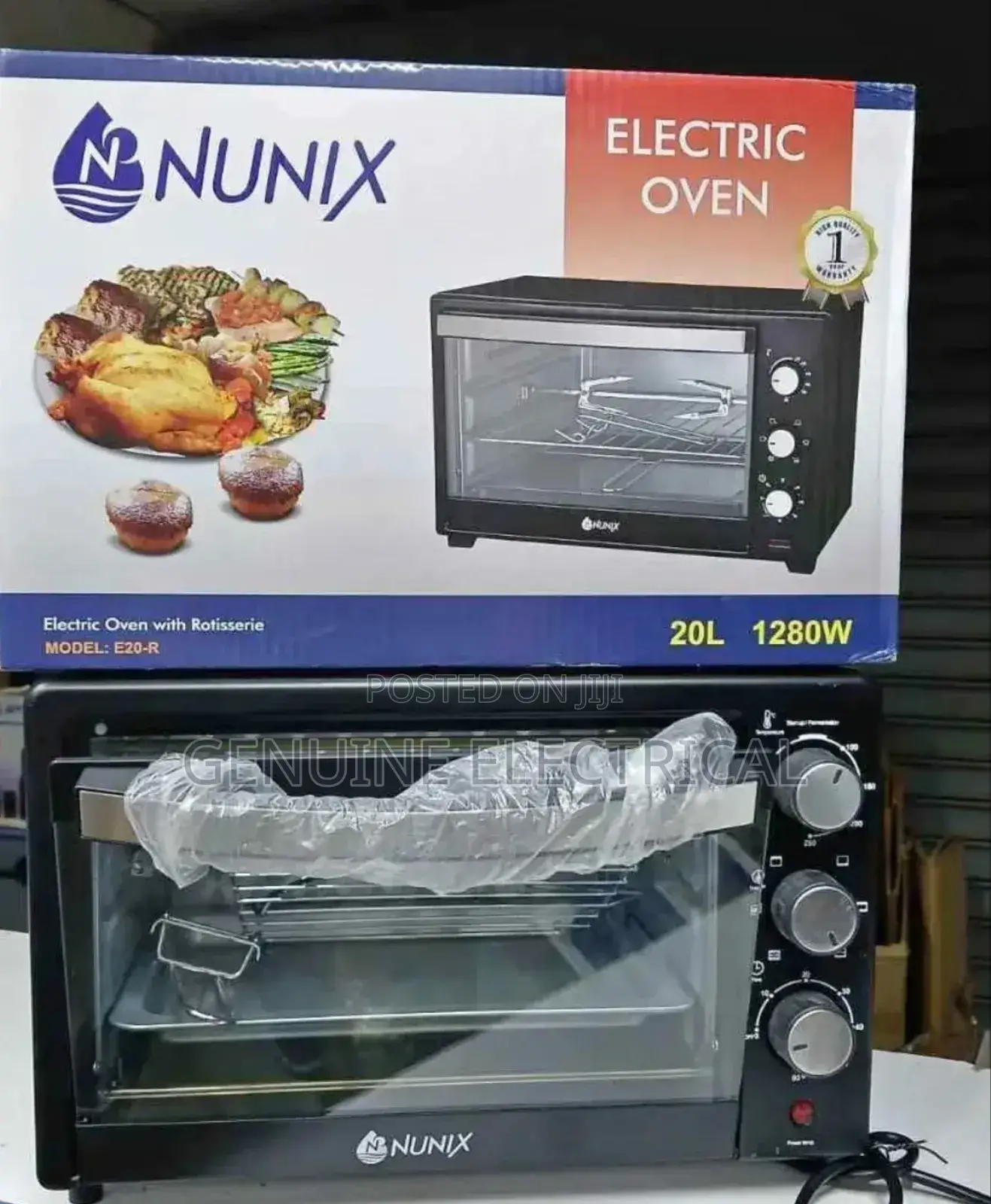 Nunix Electric Oven With Rotisserie, Electric 20 Litres at #