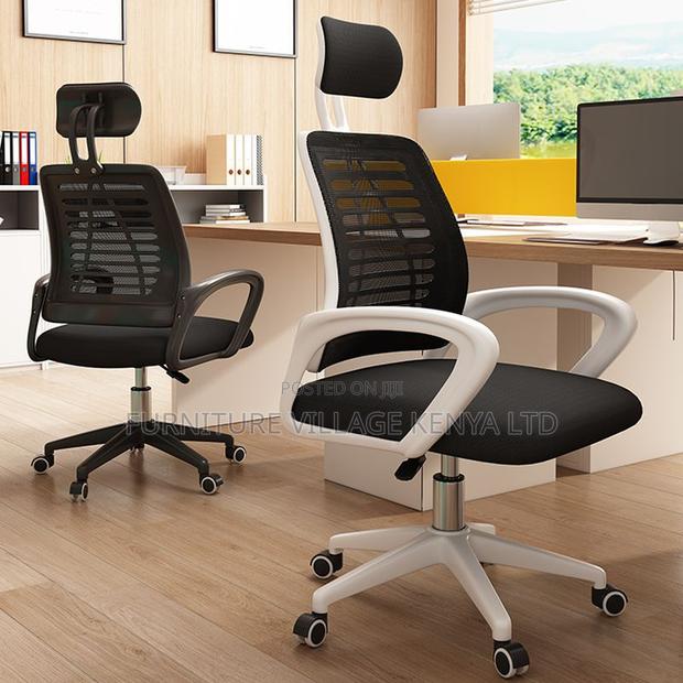 Office Desk Chairs With Lumbar Support, Adjustable Headrest