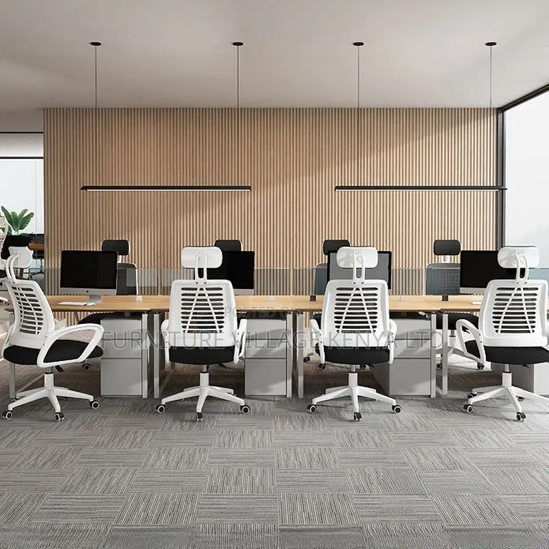 Office Desk Chairs With Lumbar Support, Adjustable Headrest