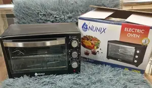 Nunix 20L Electric Oven With Grill (3 Knobs) With Rotisserie