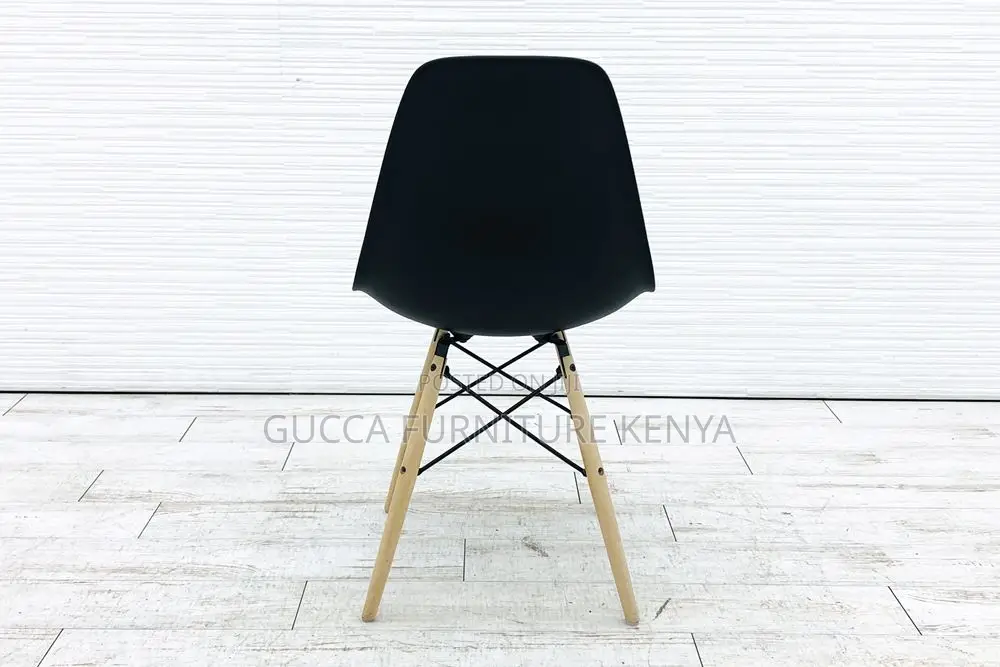 Home Chairs:Black Eames Shell Side Dining Home Office Chair