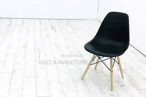 Home Chairs:Black Eames Shell Side Dining Home Office Chair