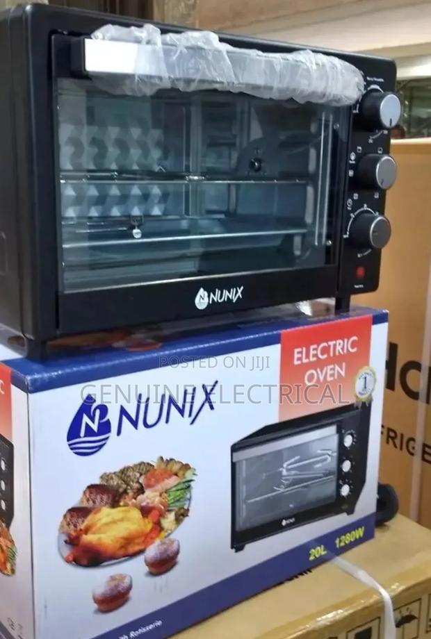 Nunix Electric Oven With Grill and Rotisserie 20 Litres