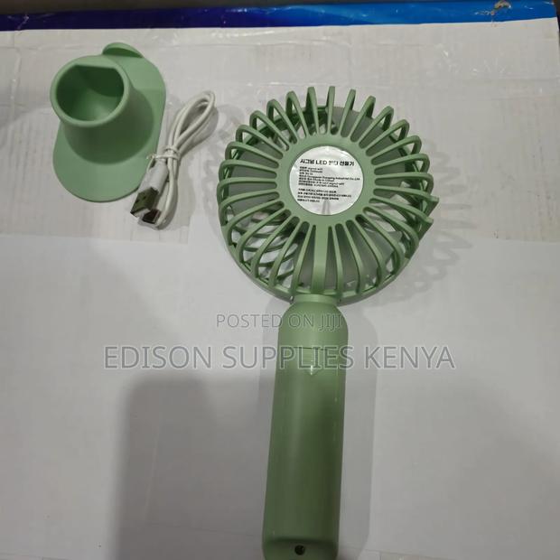 Hand Fan Mini USB Rechargeable Handheld Cooling Fan - thumbnail 4