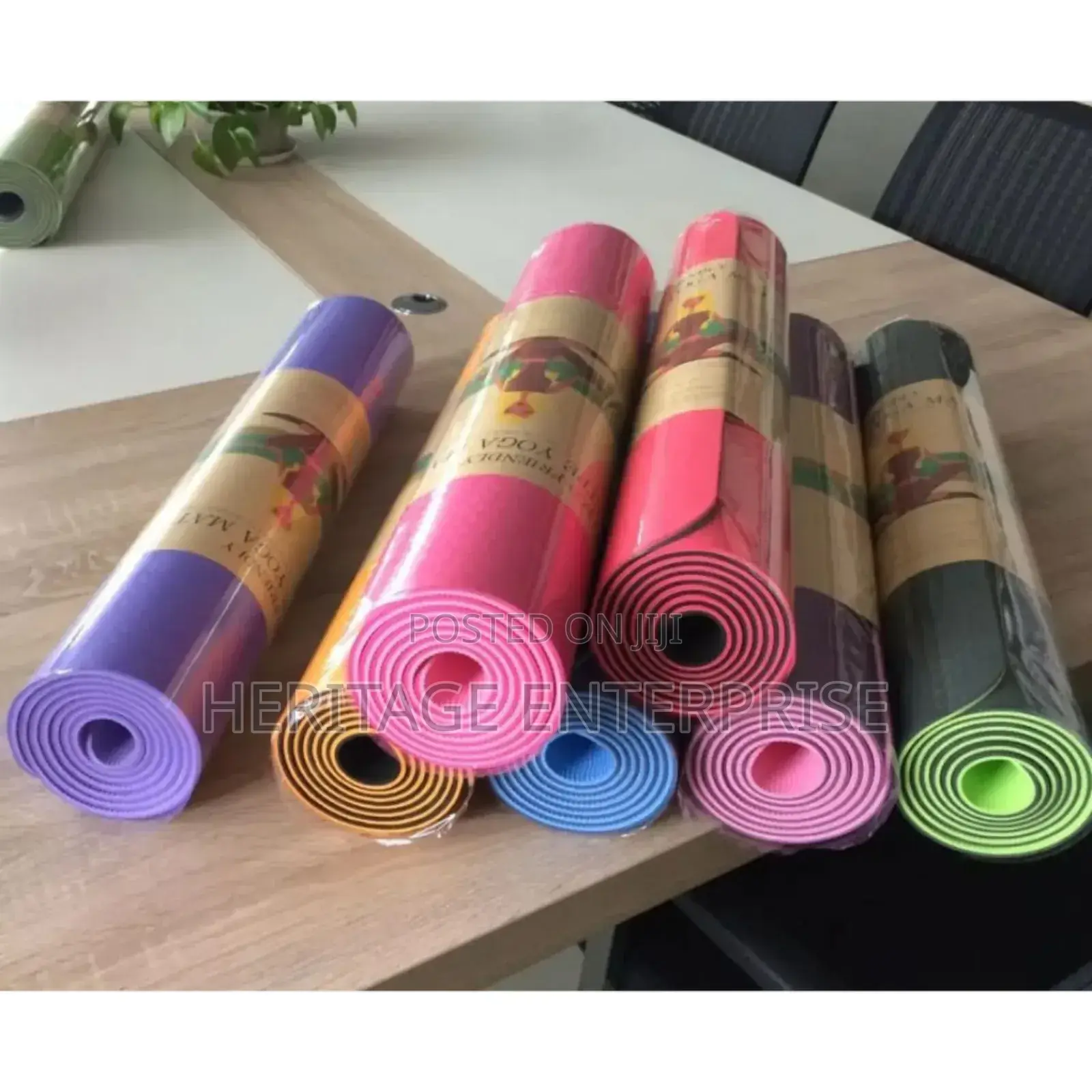 Double Sided Yoga Mat, Exercise Mat