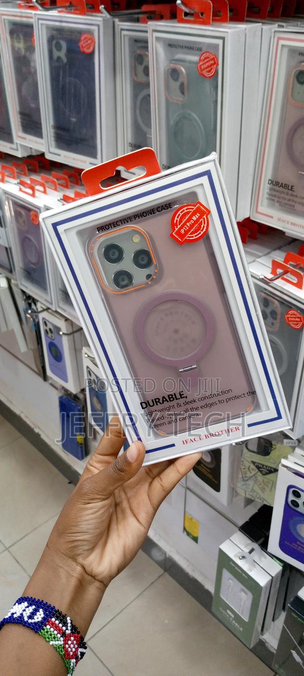 Kickstand Pink Case With Magsafe For iPhone 12 Pro Max - thumbnail 3