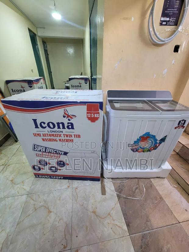 Icona 12.5kg Twin Tub Washing Machine - main view