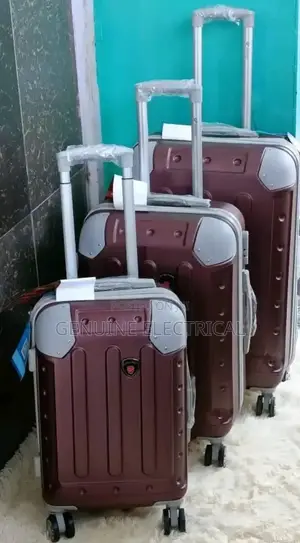 Rubber Suitcase,Travel Bag 3 in 1 Unbreakble Laxurious