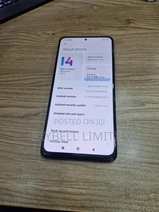 Xiaomi Redmi Note 11 Pro 128 GB Black - thumbnail 2