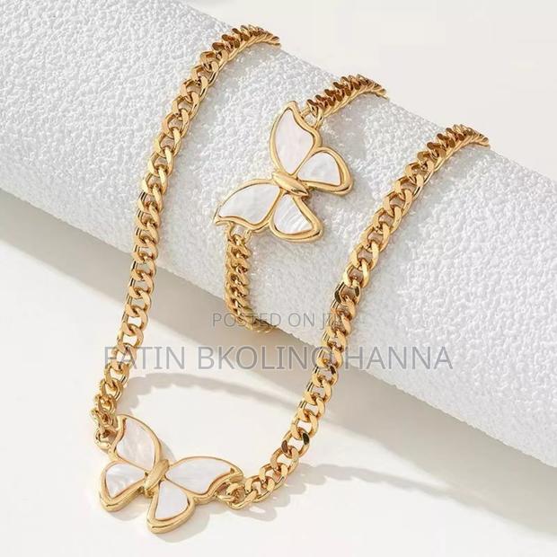 Butterfly Chain Set With Bracelet - main view