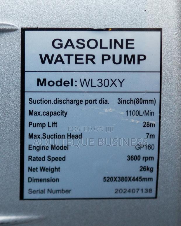 Water Pump GP 160, Honda Engine 5.5ph - thumbnail 2