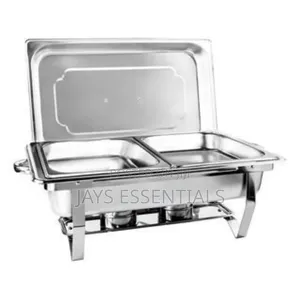 Double Stainless Steel Chaffing Dish : Food Warmer