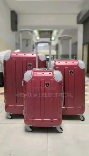 **3 in 1 Fibre Laxurious Suitcase Briefcase Travel Ba