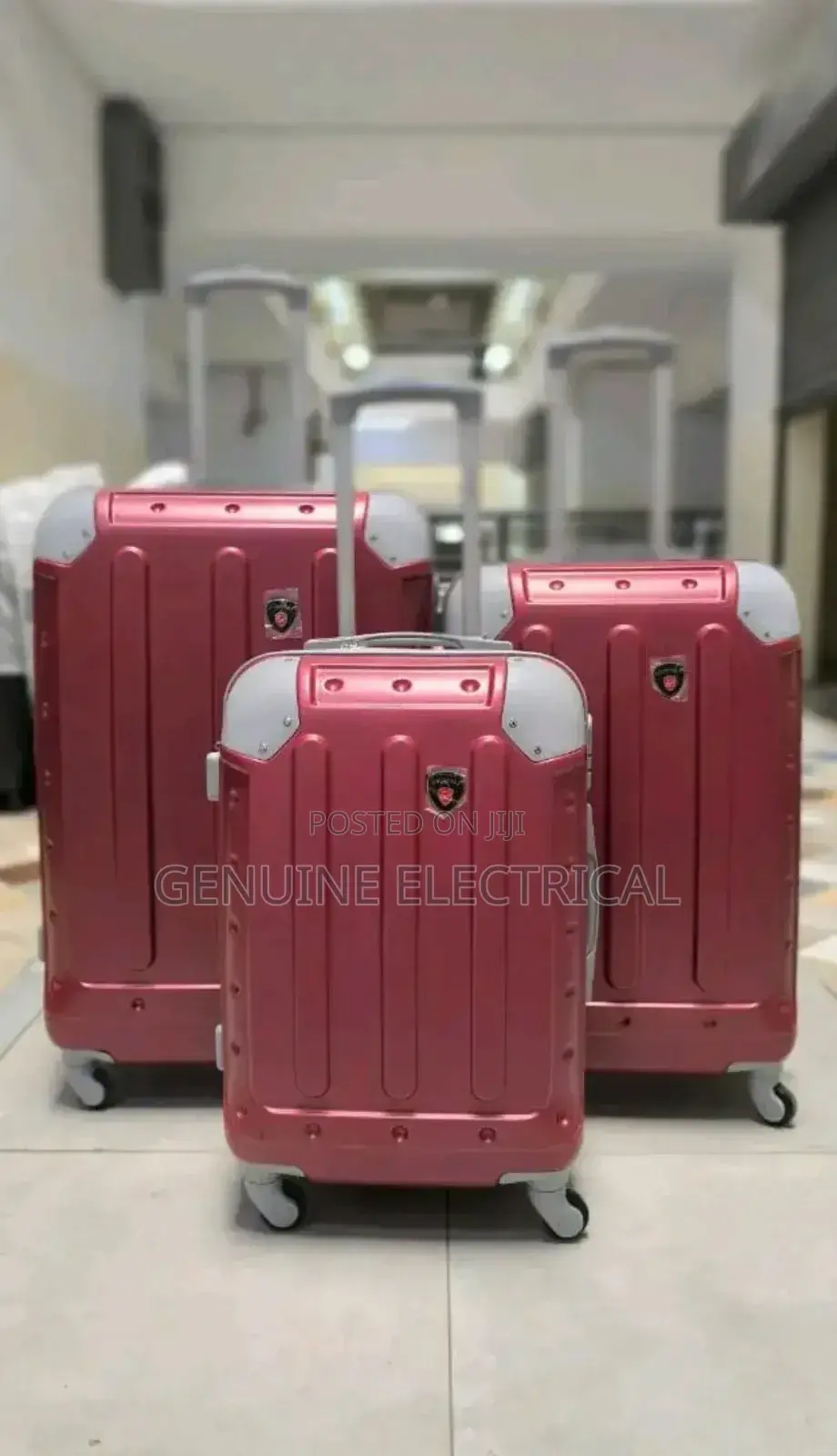 **3 in 1 Fibre Laxurious Suitcase Briefcase Travel Ba