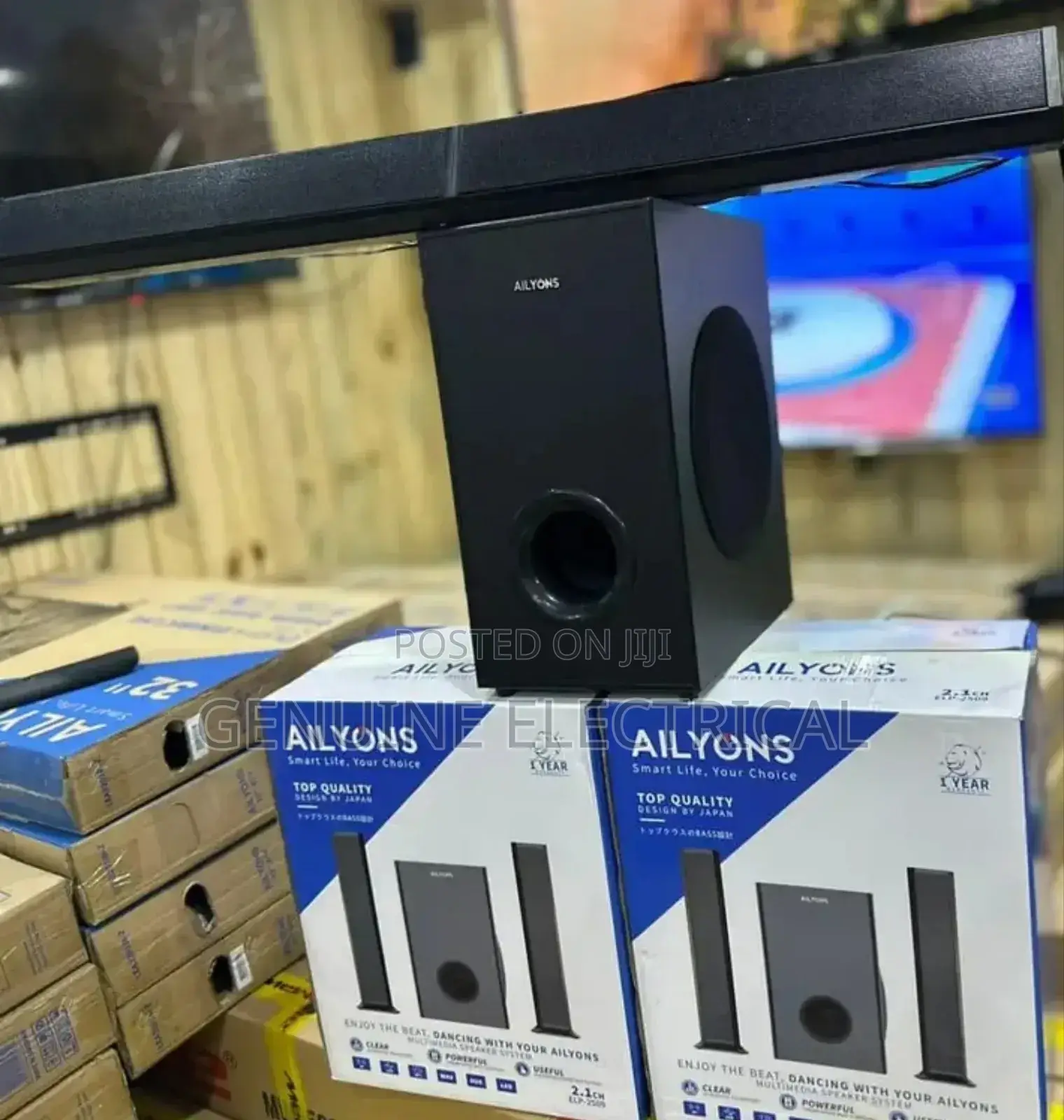 2.1ch Ailyons Soundbar Multimedia Speaker System