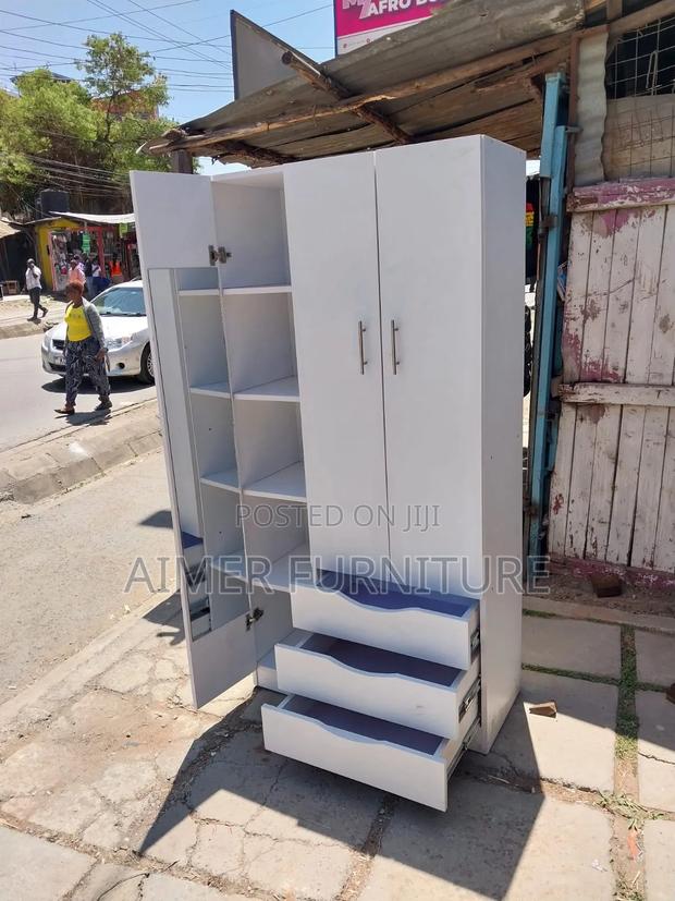 White 2-Door Clothes Cabinet