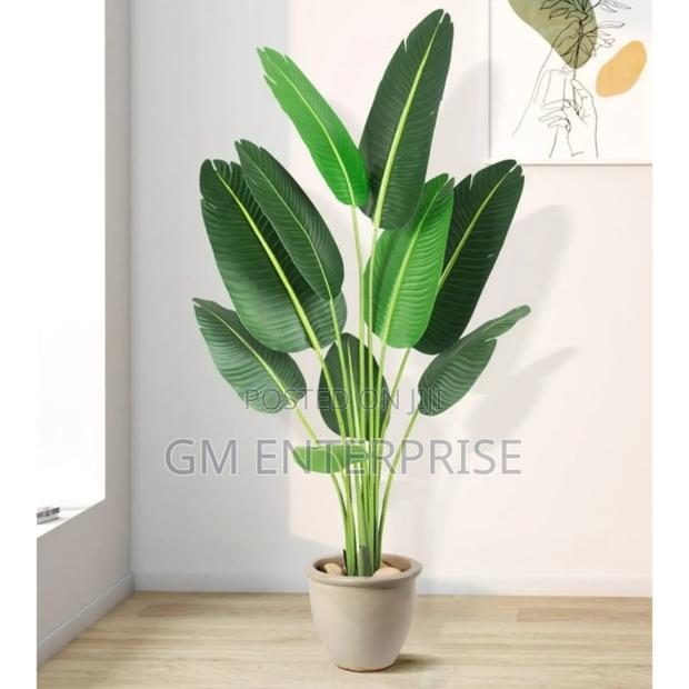 Nordic High Quality Potted Artificial Green Tree - main view