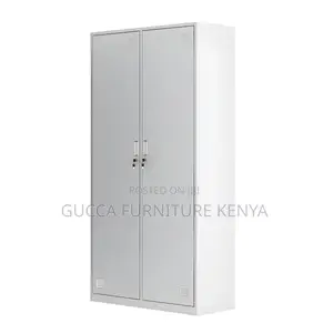 Cabinets: 2- Hinged Steel Door Filling Office Cabinet