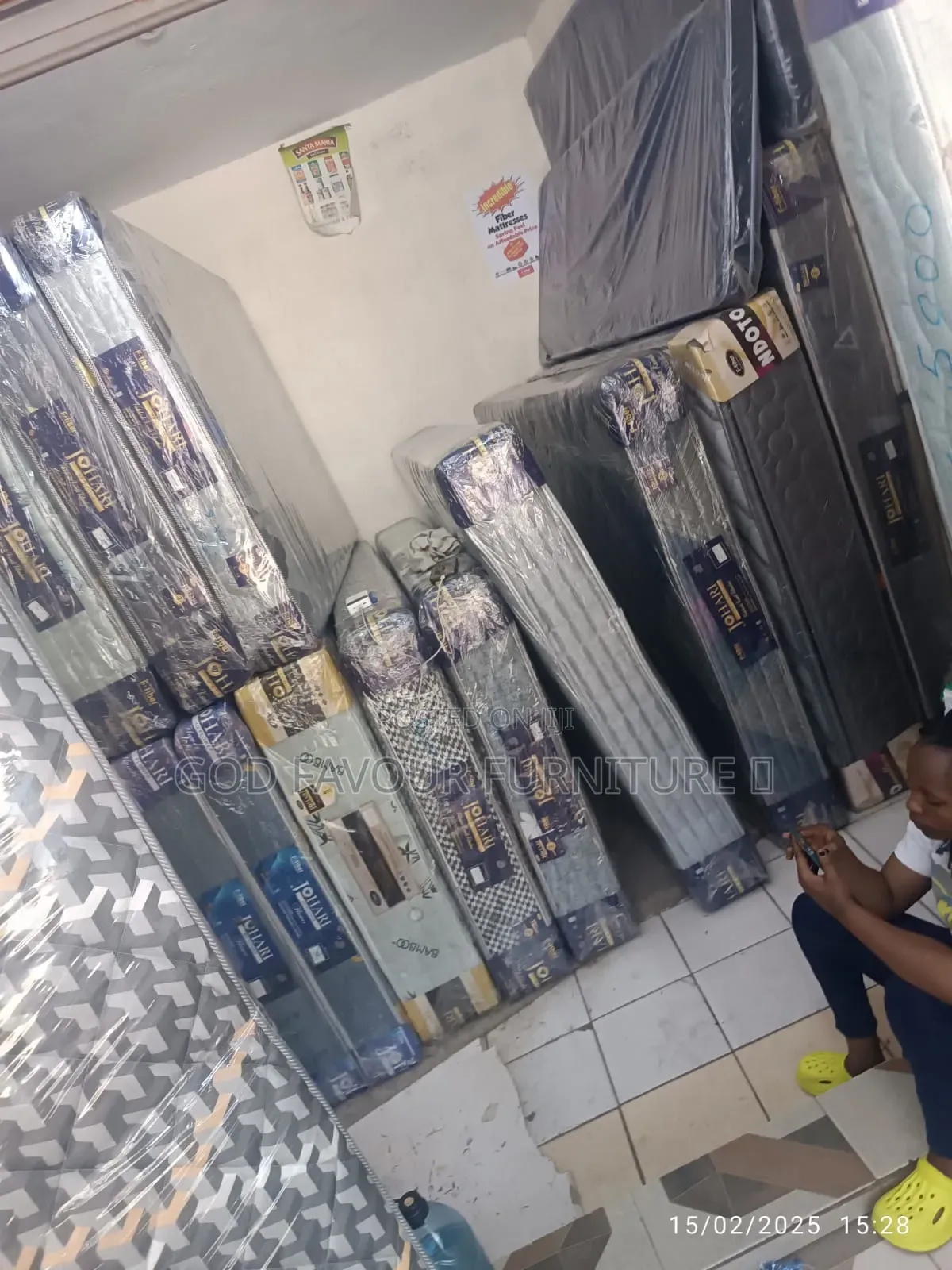Brand New Fibre Matress Size 5 by 6 Qw8kj