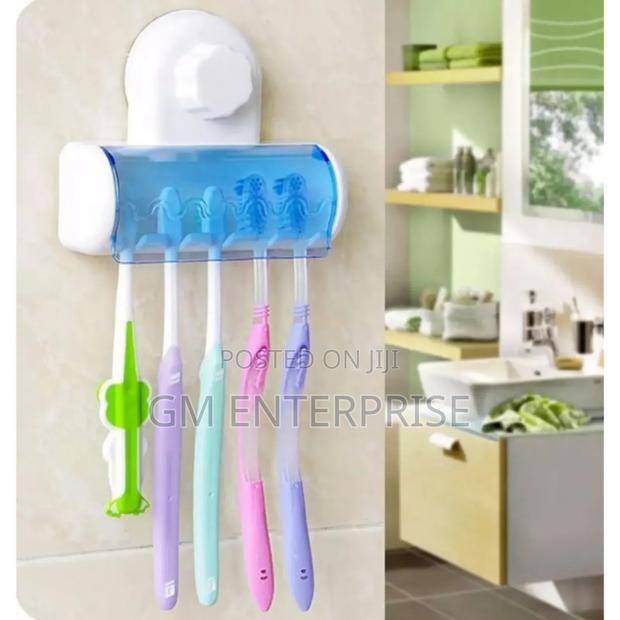 Transparent Sunction Cup Toothbrush Holder