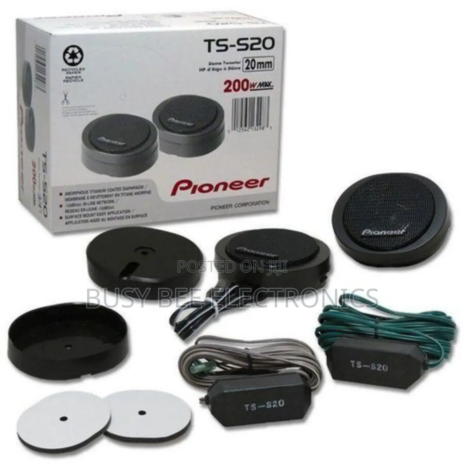 Pioneer Ts 520 High Power Dome Car Music Tweeter