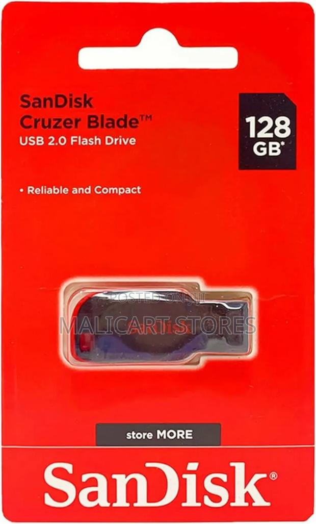 Sandisk Cruzer Blade Usb Flash 128gb