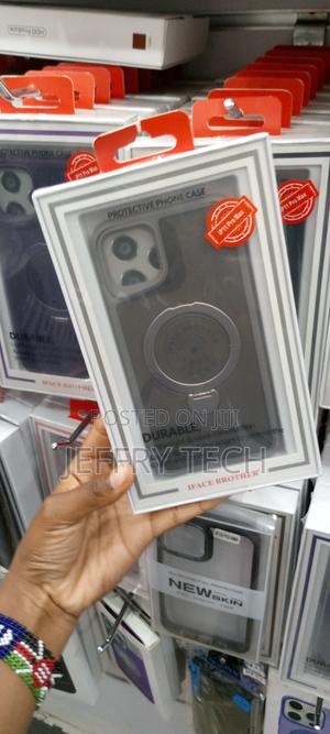 Invisible Magsafe Stand Case for iPhone 11 Pro Max-Gray Edge - thumbnail 2