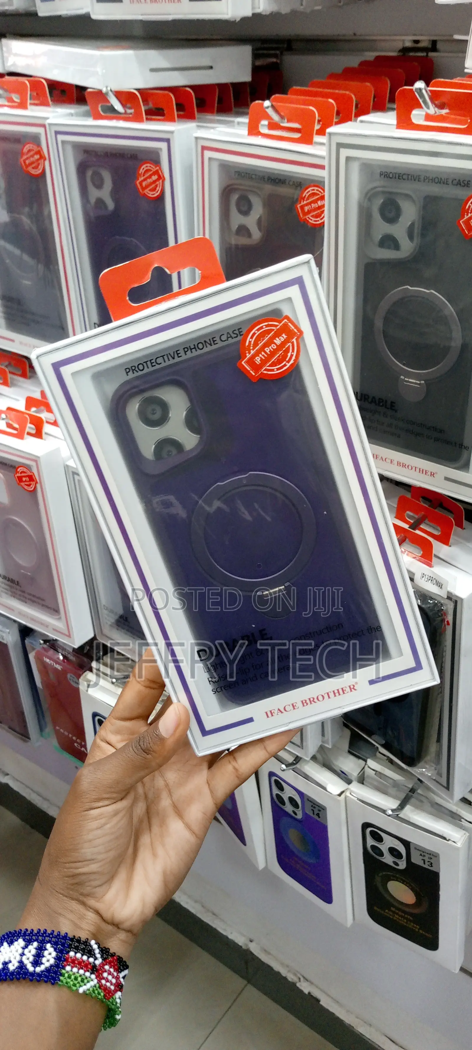 Iface Invisible Magsafe Stand for iPhone 11 Pro Max-Purple