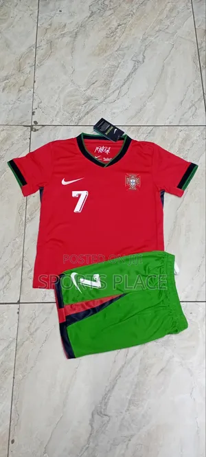 Ronaldo Portugal Euro 2024 Kids Jersey