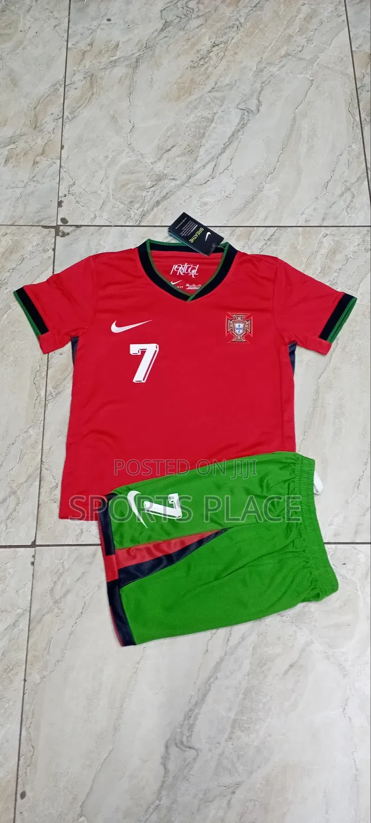 Ronaldo Portugal Euro 2024 Kids Jersey