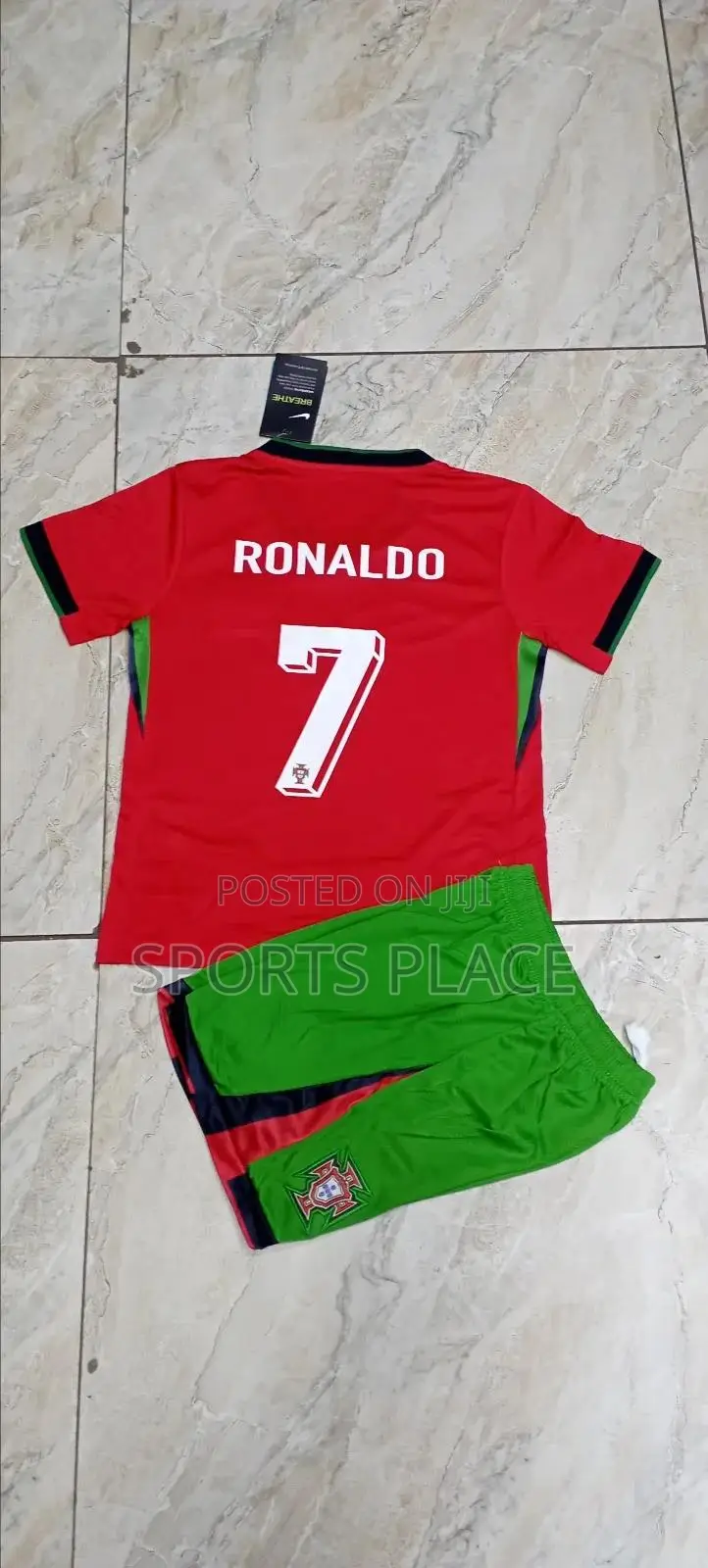 Ronaldo Portugal Euro 2024 Kids Jersey