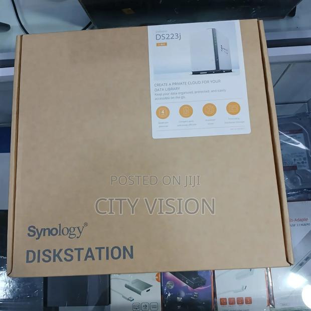 Synology DS223J 2-Bay Desktop NAS Available - main view