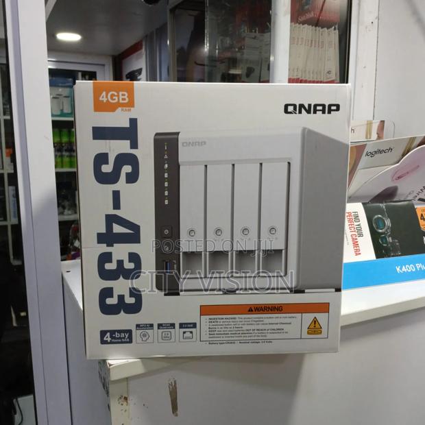 QNAP TS-433 4-Bay Desktop NAS Available - main view