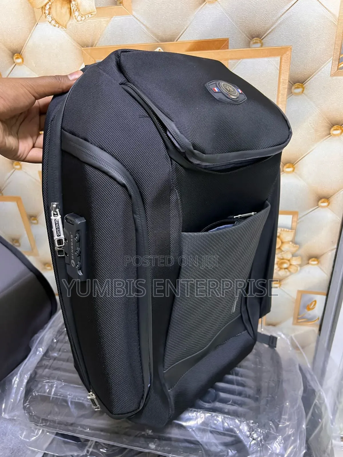 Business/Backpacks) Laptop Waterproof Multi Zips Bags