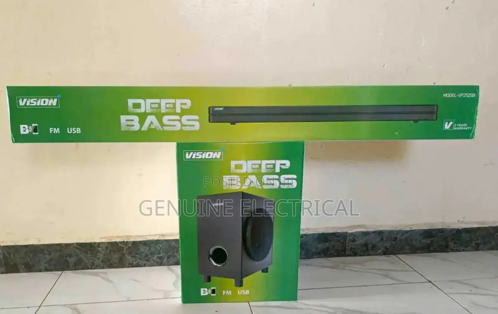 Vision Deep Bass 160W RMS VP2112SB