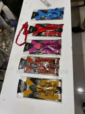 Kids Nice Stylish Bowtie+Suspenders at 700 KSH