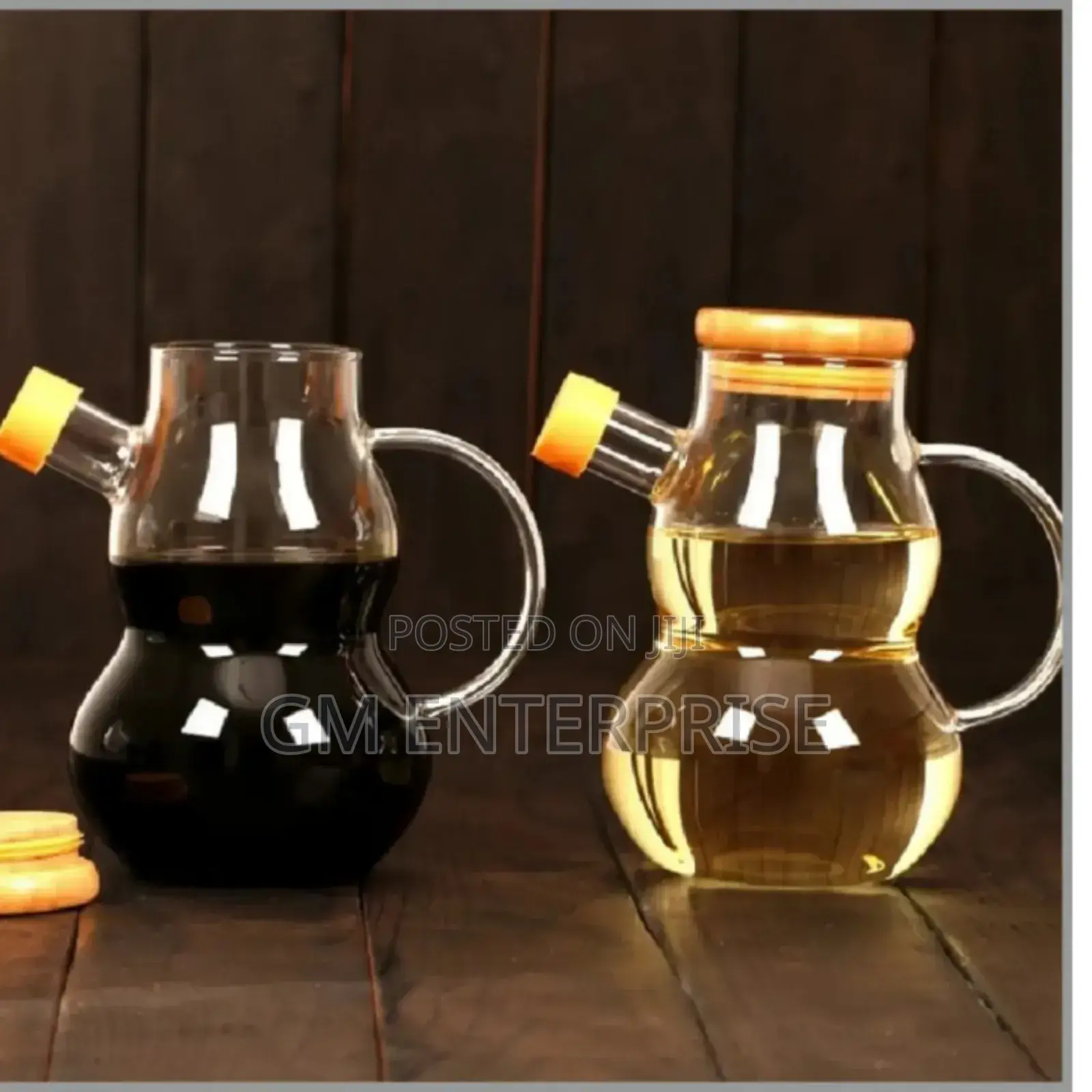 400 Ml Creative Glass Oil/ Vinegar Jar