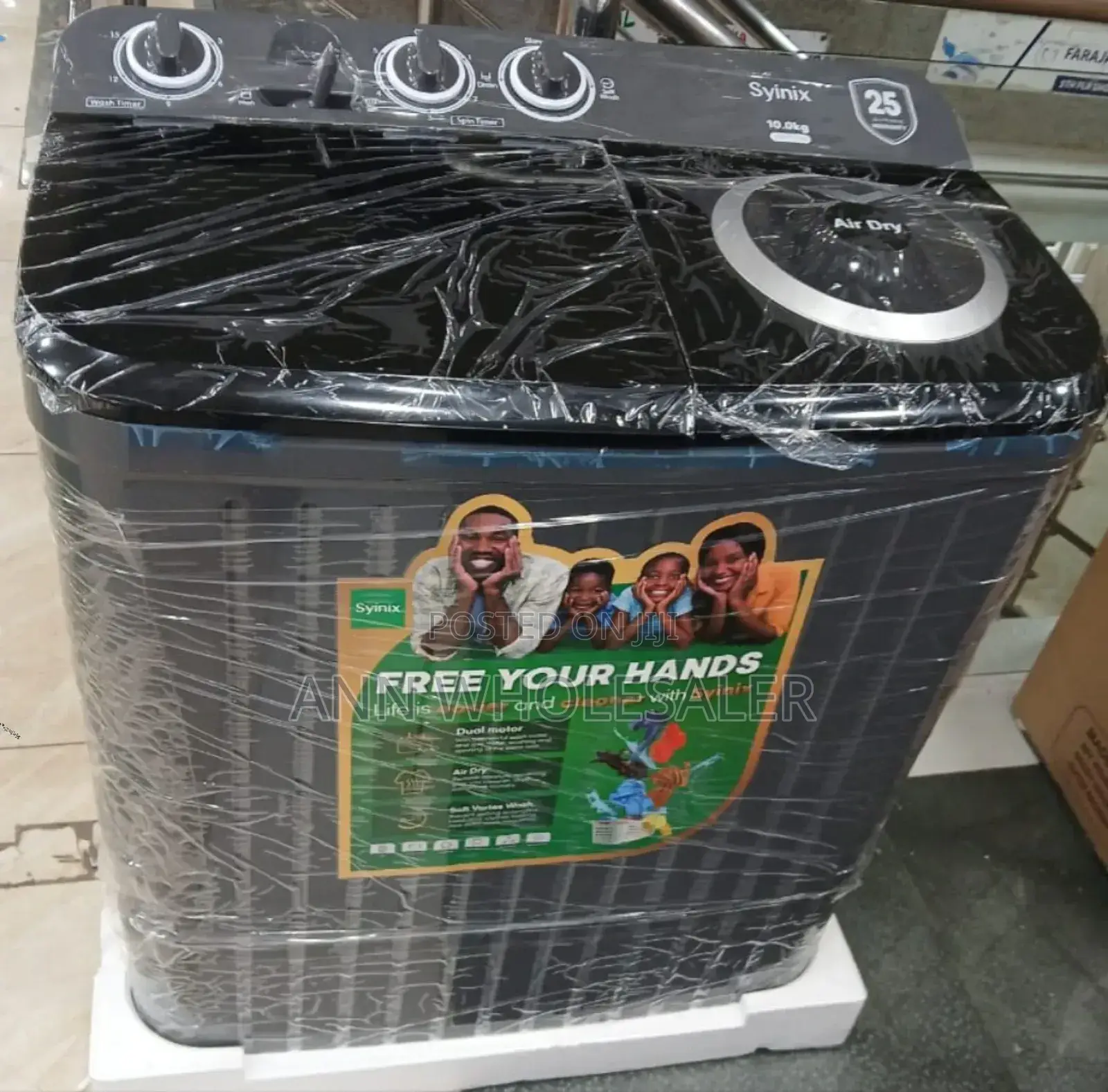10kg Syinix Twin Tub Washing Machine M-5