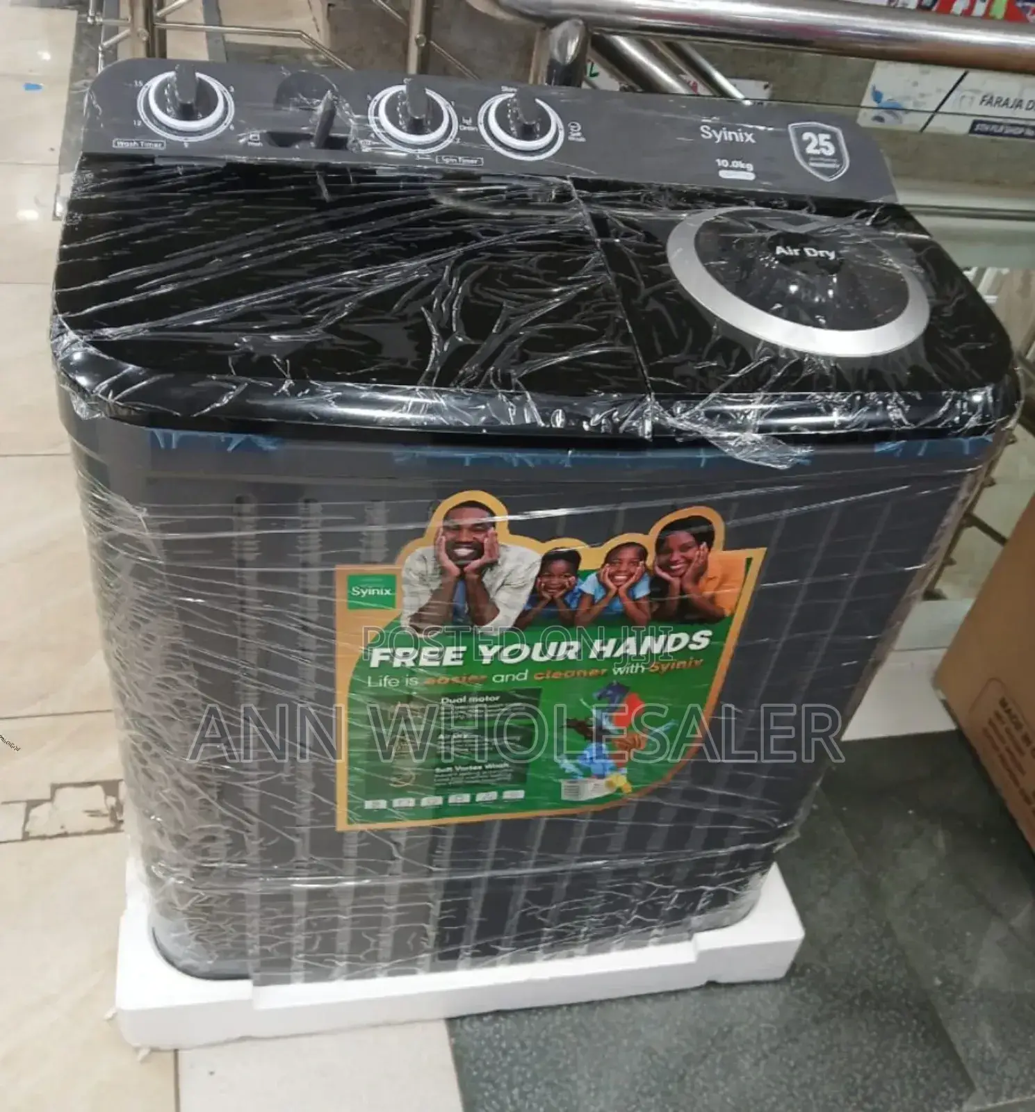 New Arrival 10kg Syinix Twin Tub Washing Machine S-5